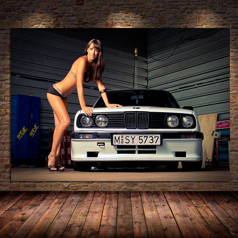 BMW E30 - Toile à encadrer