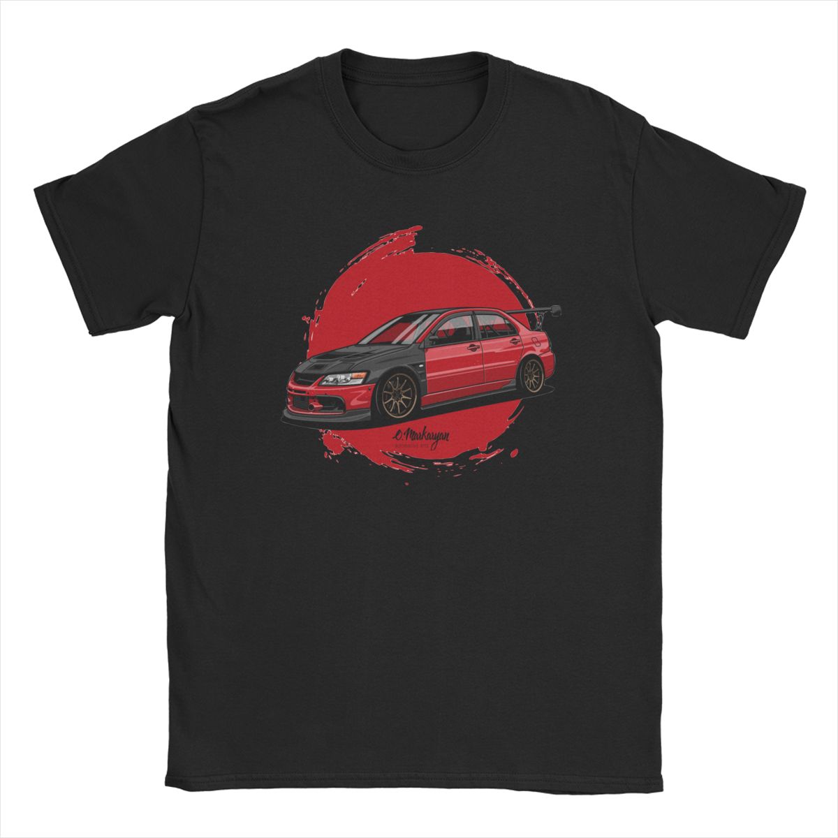 LANCER EVO IX custom - T-shirt (Collection Evo dressing)
