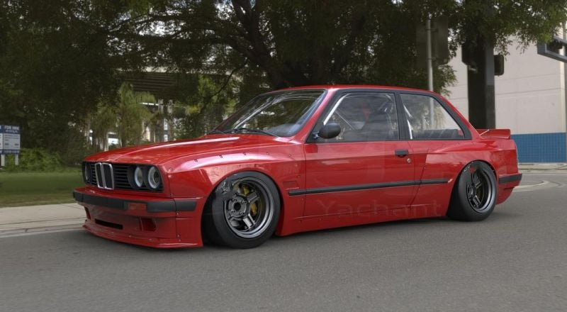 BMW série 3 E30 - Kit carrosserie complet RB style