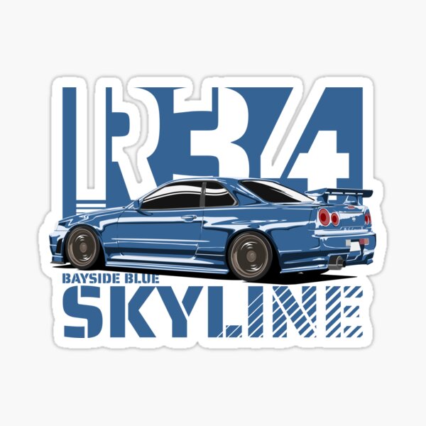 NISSAN SKYLINE - Collection de Stickers