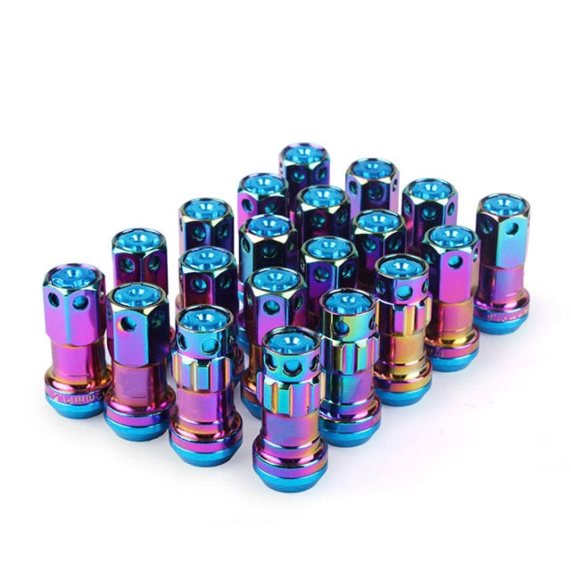 Lock Racing style - écrous antivol en aluminium