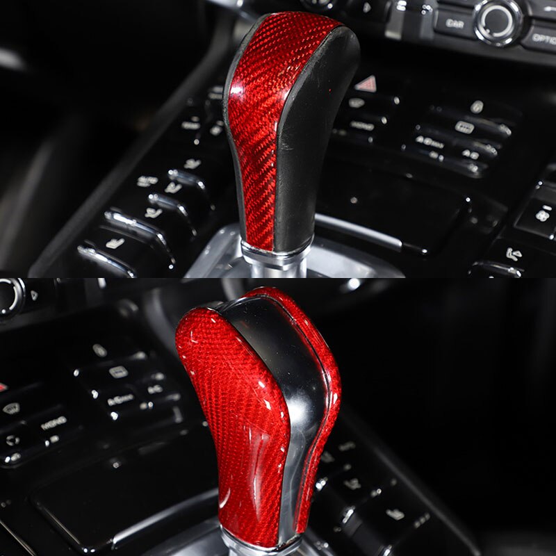 Coque de levier de vitesse en fibre de carbone pour PORSCHE CAYENNE