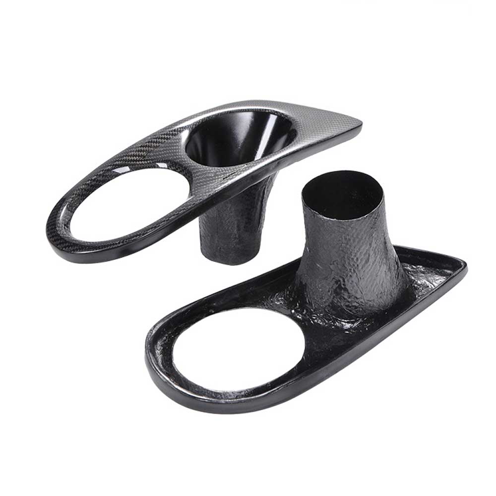 BMW M3 E46 - Caches antibrouillards en fibre de carbone