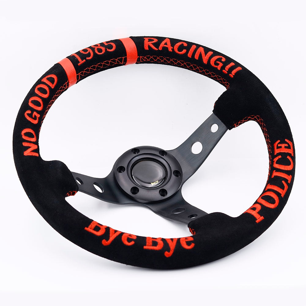 NO GOOD RACING - Volant sport en Daim