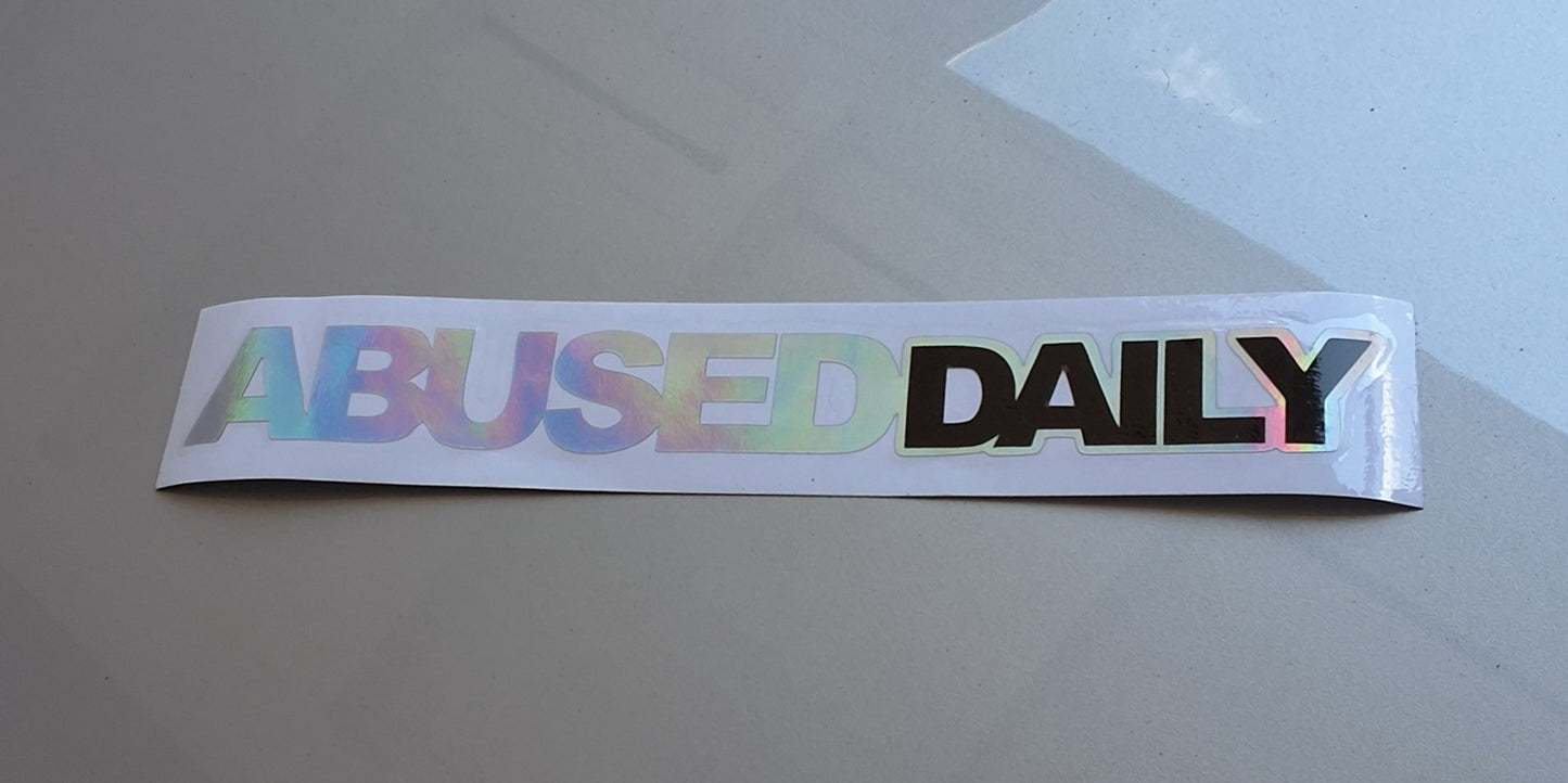 ABUSED DAILY - Collection de Stickers