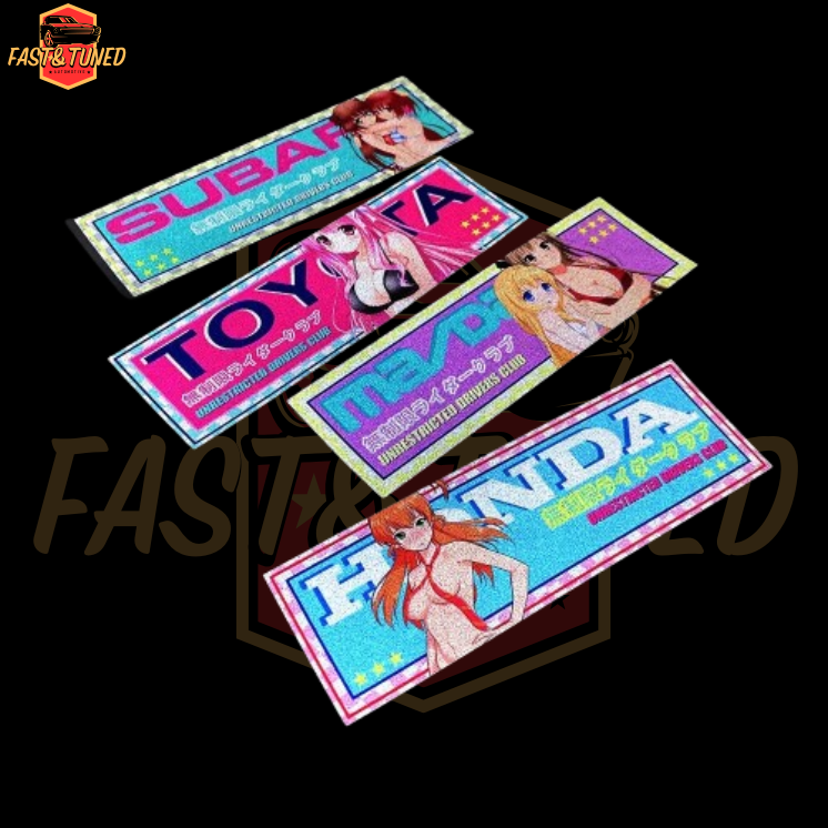 Sticker JDM manga kawaii