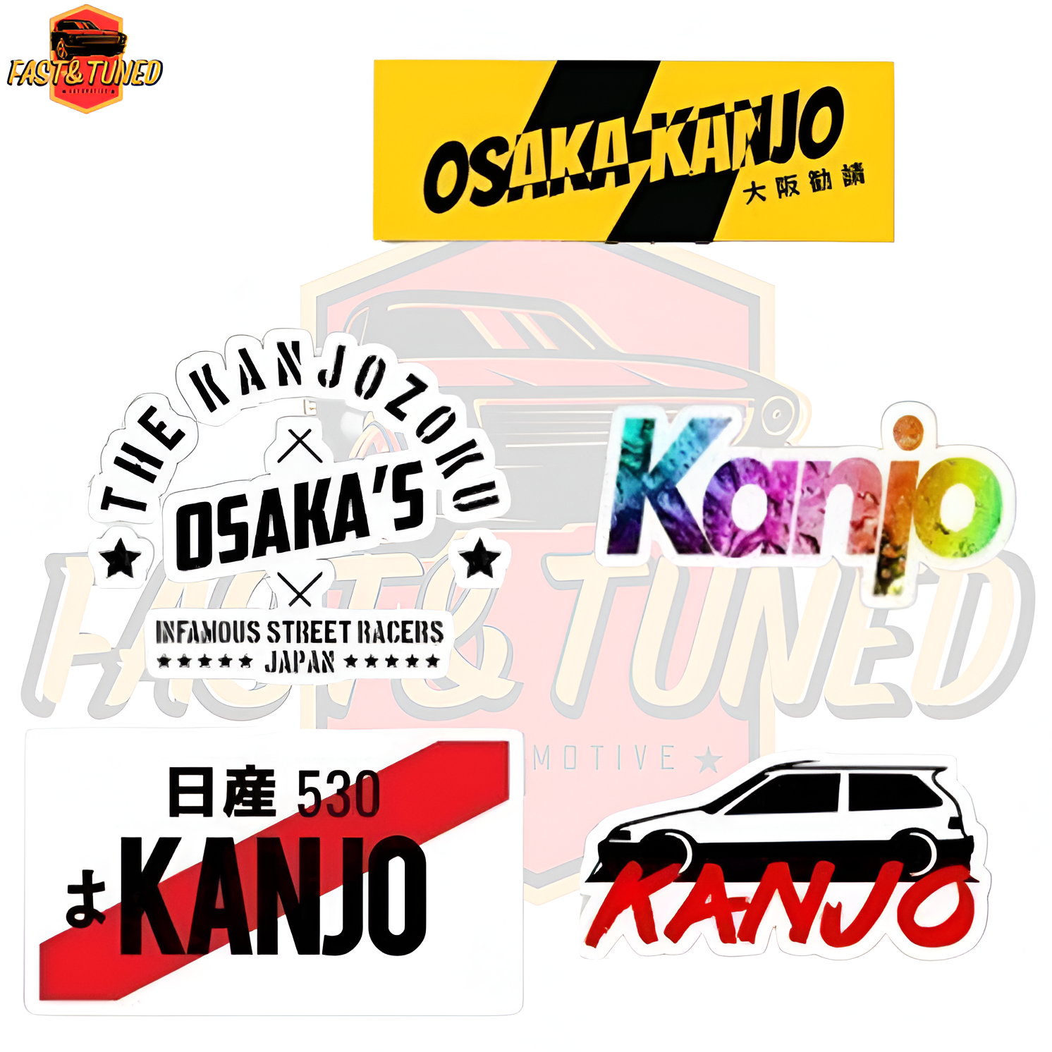 Achat collection de stickers kanjo