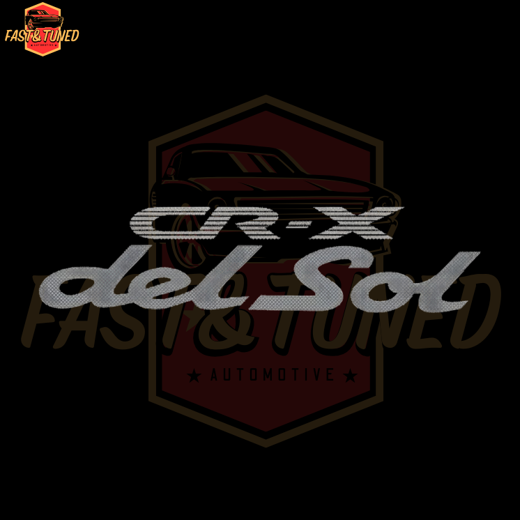 Sticker CR-X delsol OEM