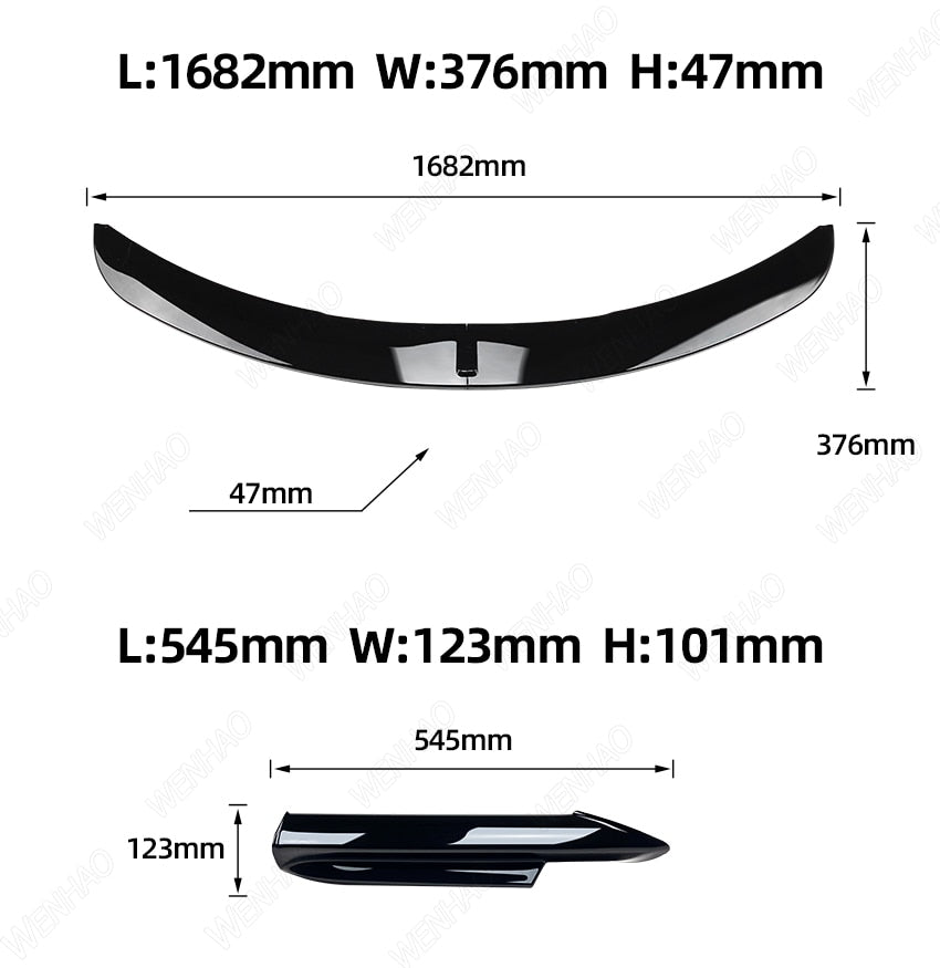 BMW série 3 E90/91 - M-tech style kit lame avant et splitters