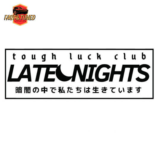 LATE NIGHTS - Sticker