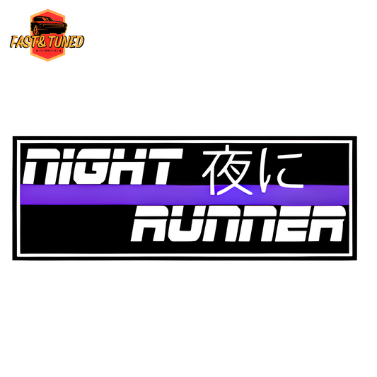 Sticker pour voiture Night Runner