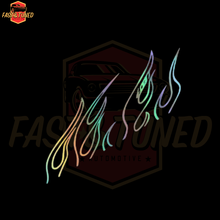 Autocollant flamme 2026