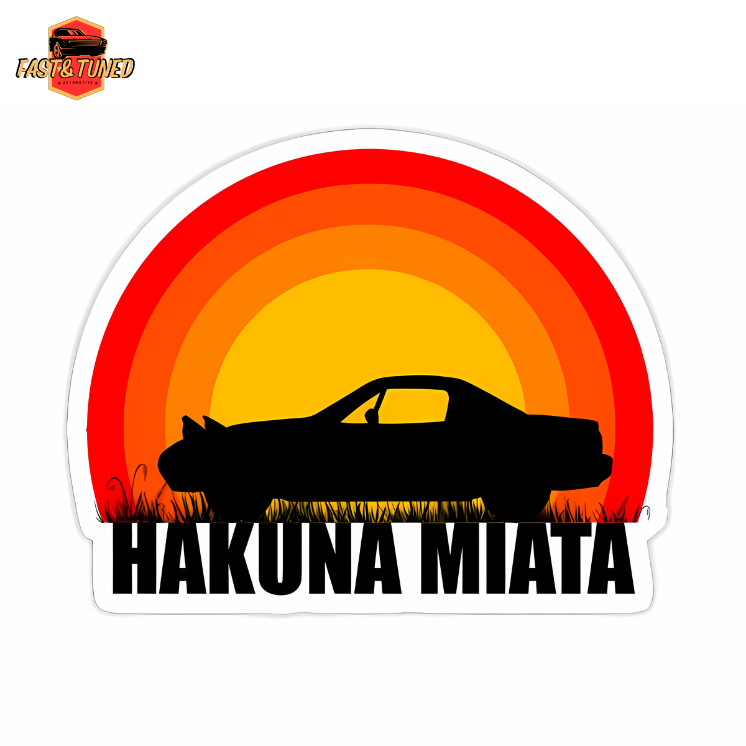 Autocollant miata humour