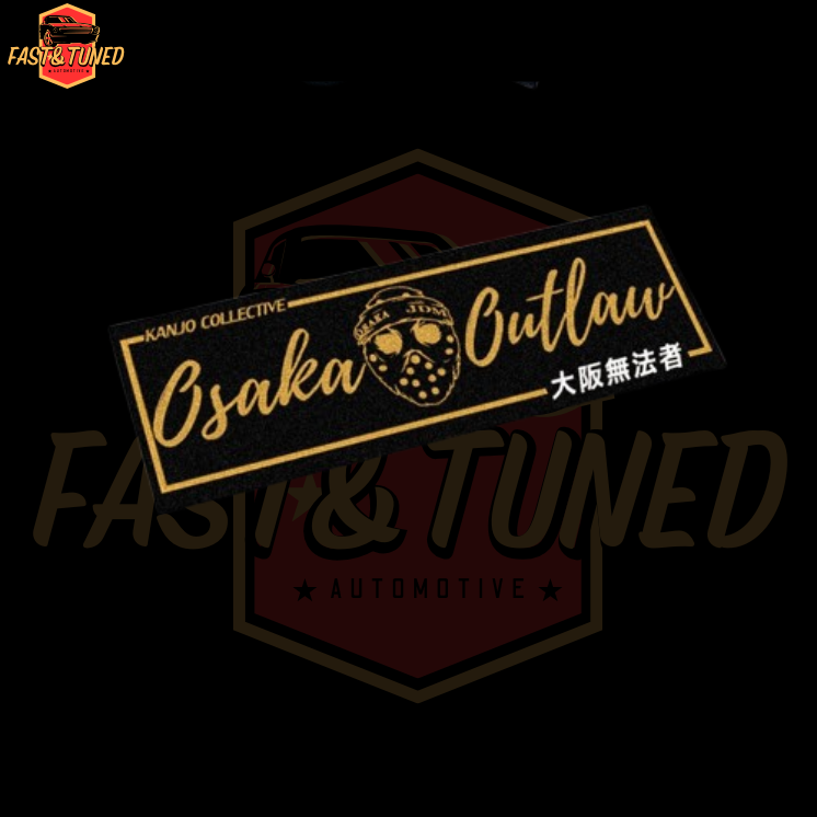 Sticker osaka kanjo noir et or