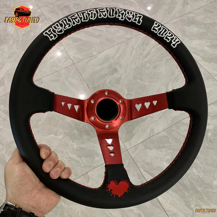 Volant sport théme coeur