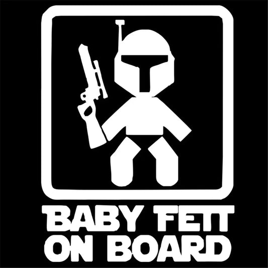 BÉBÉ FETT A BORD - Sticker
