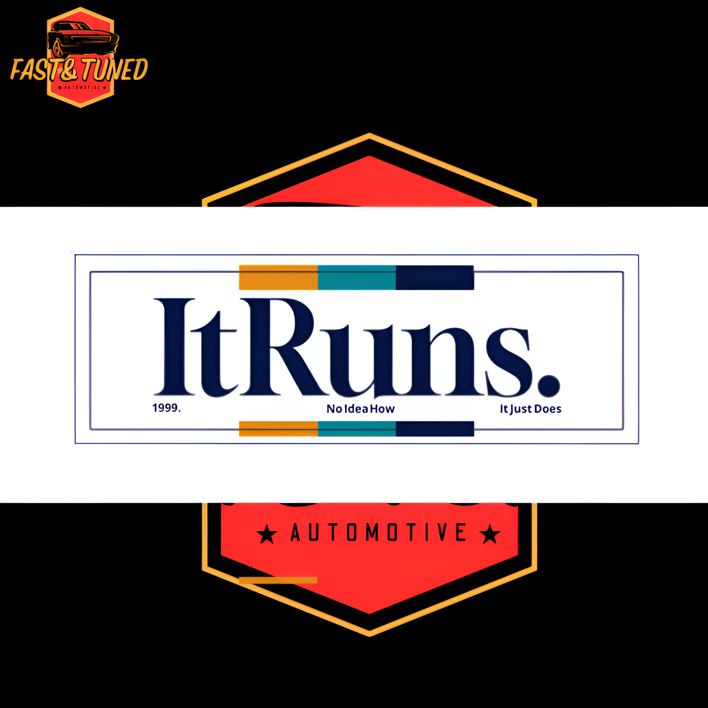 IT RUNS - Sticker