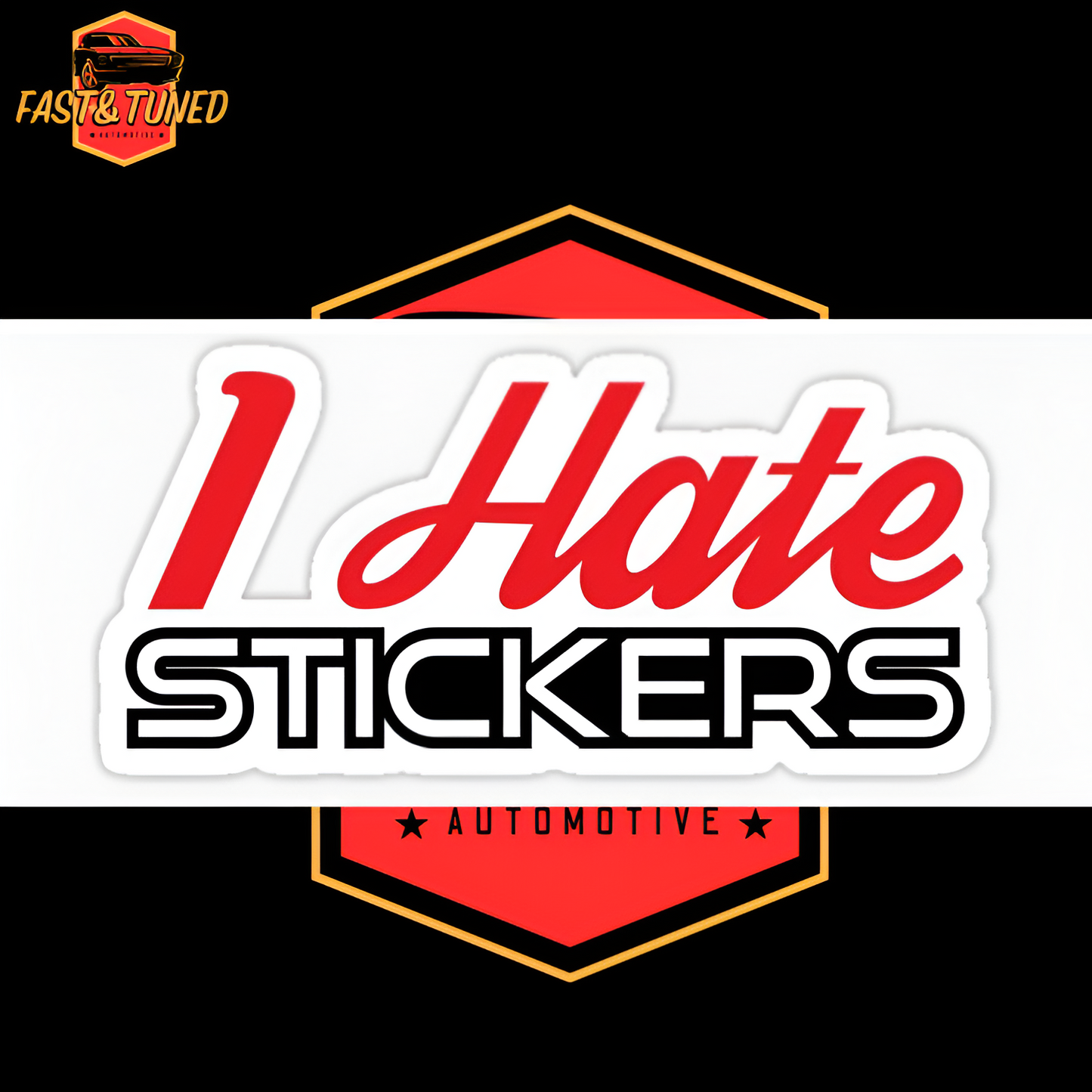 I HATE STICKERS - Sticker