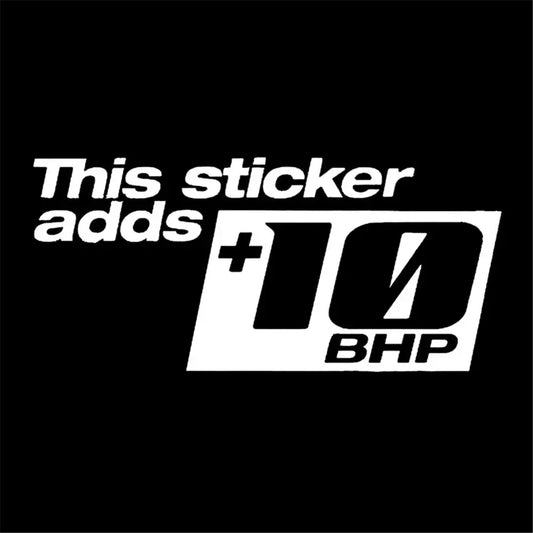 CE STICKER AJOUTE 10CV - Sticker