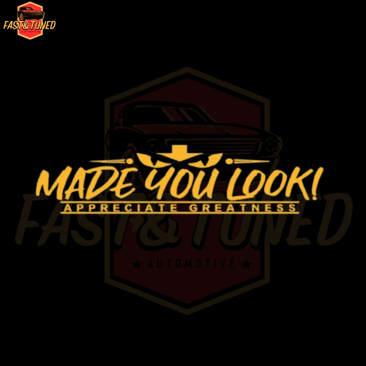 autocollant made you look