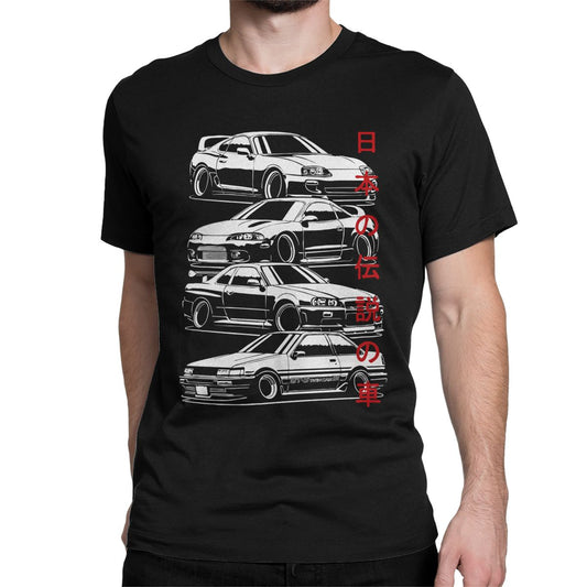 SUPRA/ECLIPSE/SKYLINE/COROLLA "Legends of speed" - T-shirt