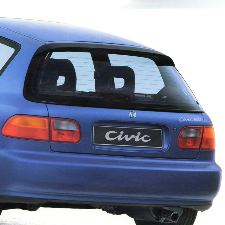 HONDA CIVIC 5gen - Malle en fibre de carbone